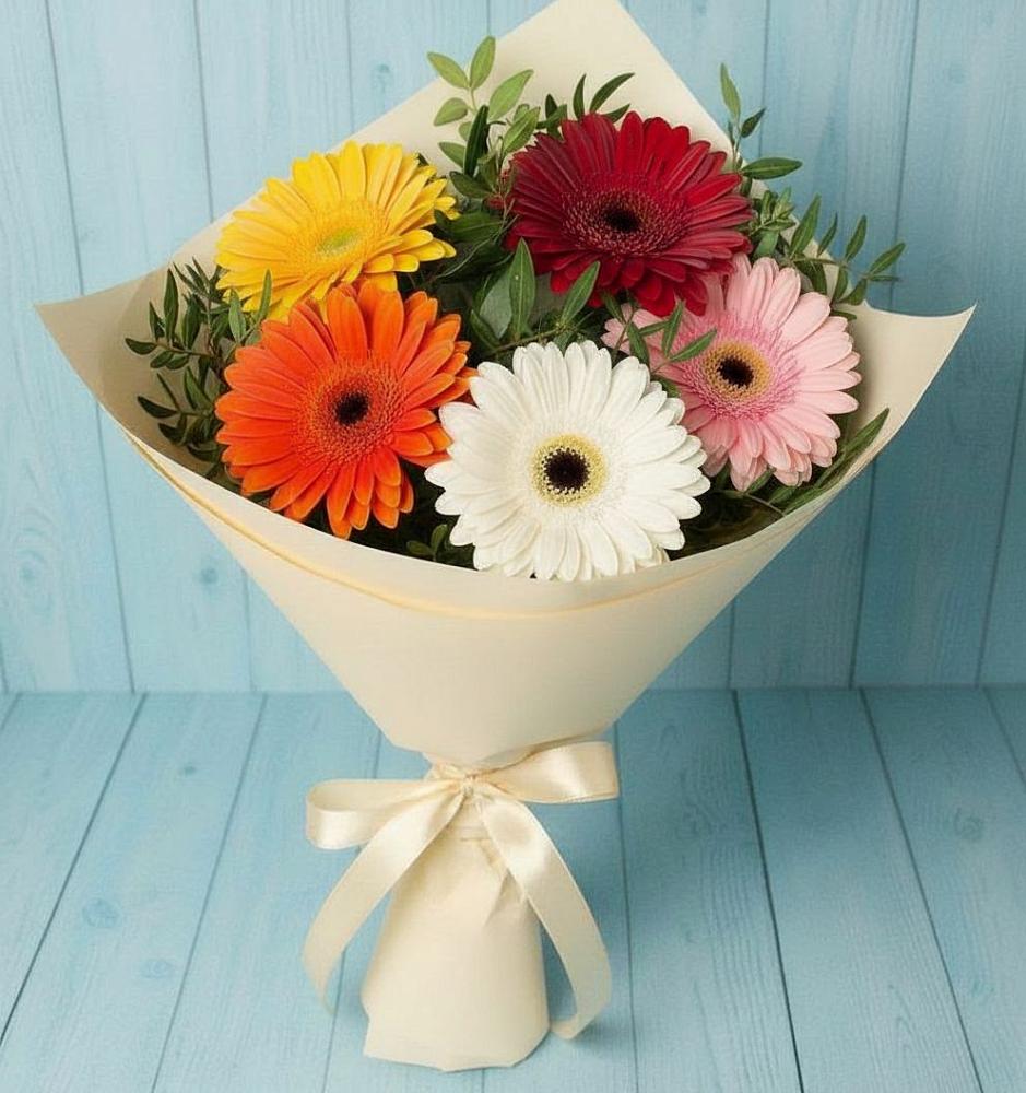 Букет цветов из: Герберы в Поздняково