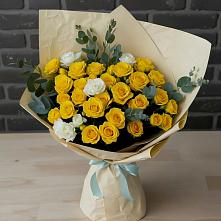 Букет цветов из:  Розы в Поздняково