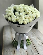 Букет 35 Белых роз #REPLACE_PRED# Поздняково