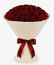 Букет 101 Бордовая роза Блэк Бакарра в Поздняково