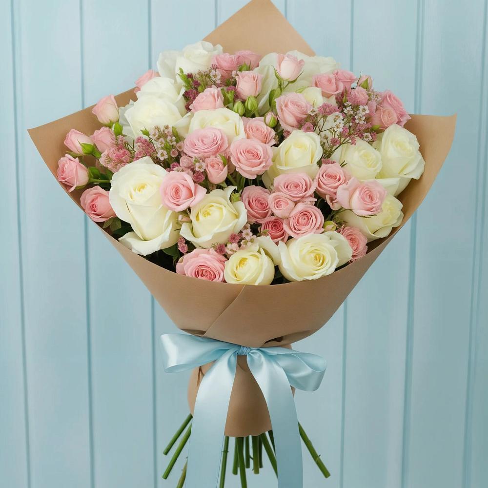 Букет цветов из: Розы в Поздняково