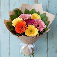 Букет цветов из:  Герберы #REPLACE_PRED# Поздняково