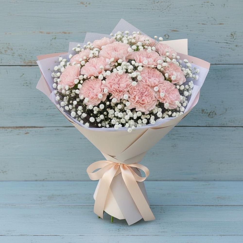 Букет цветов из: Гвоздики в Поздняково