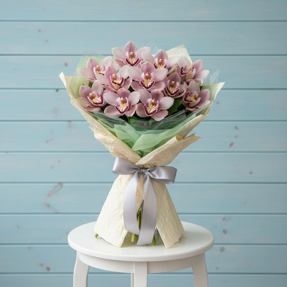 Букет цветов из: Орхидеи и Розы в Поздняково