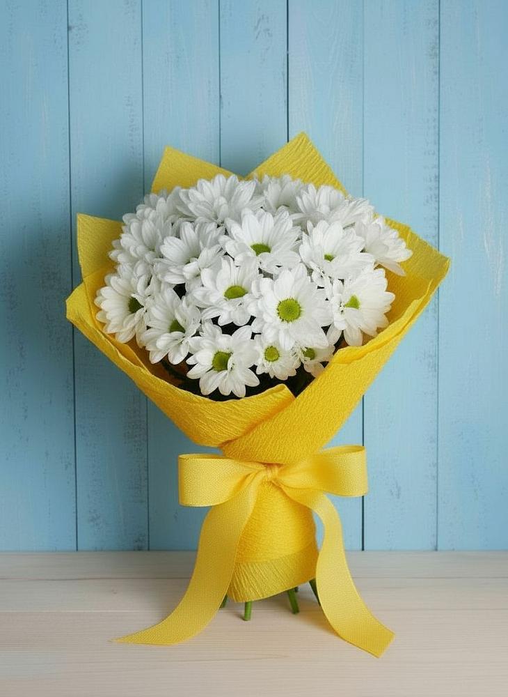 Букет цветов из: Хризантемы в Поздняково