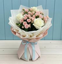 Букет цветов из:  Розы в Поздняково