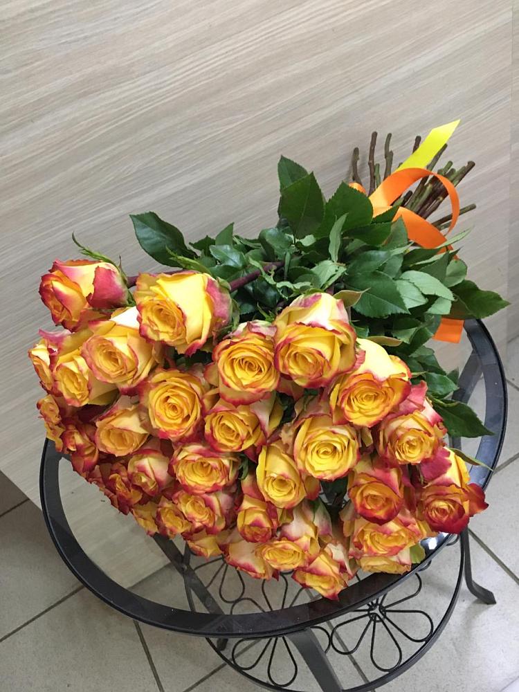 Букет Желтые розы в Поздняково