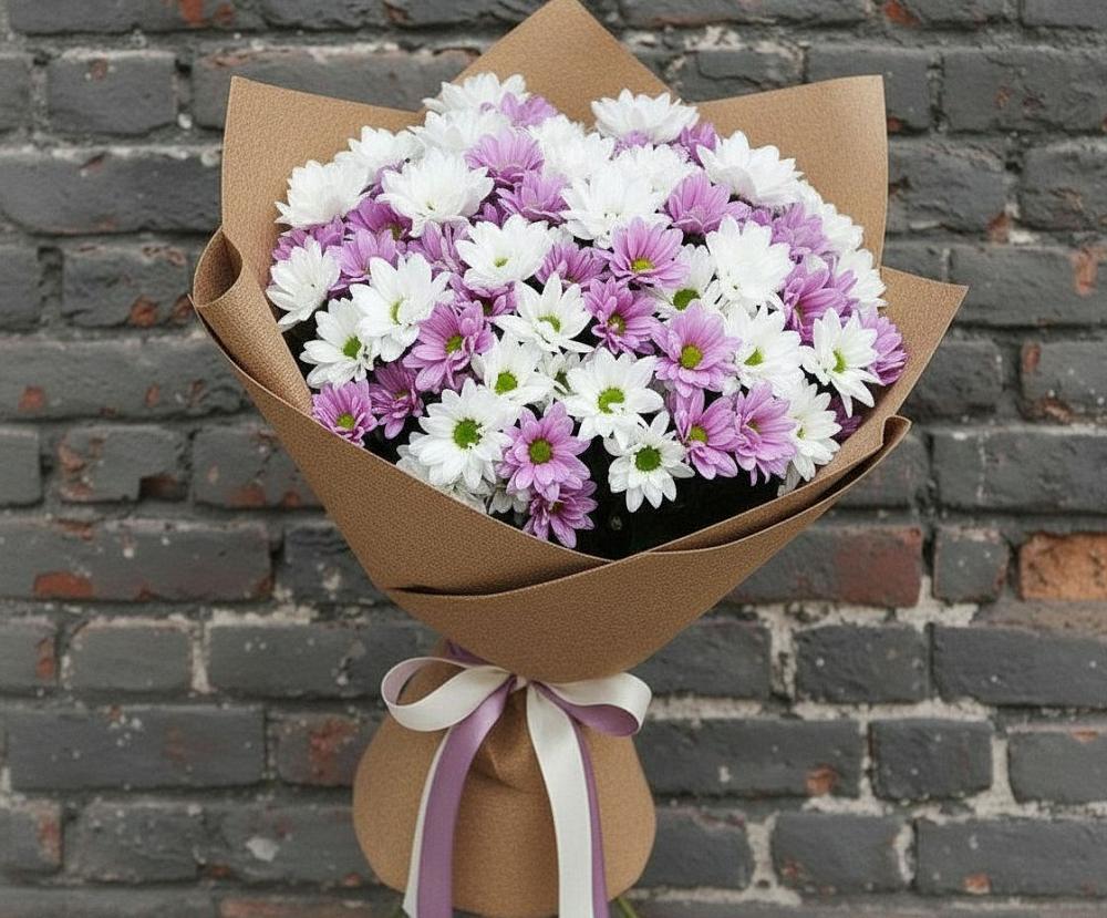 Букет цветов из: Хризантемы в Поздняково