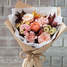 Букет цветов из:  Гвоздики, Хризантемы и Розы #REPLACE_PRED# Поздняково