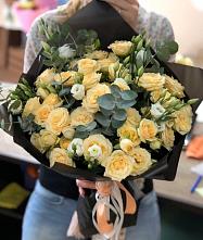 Букет цветов из:  Розы и Лизиантусы #REPLACE_PRED# Поздняково