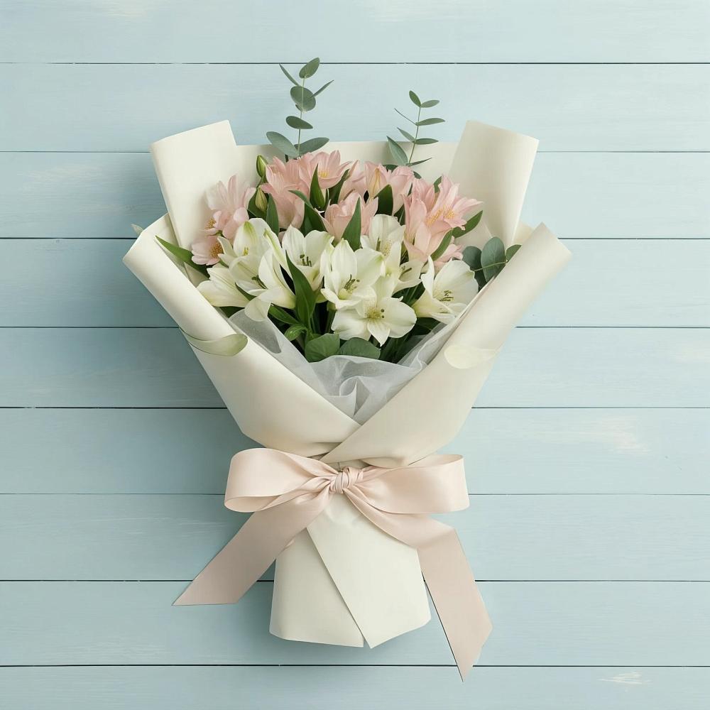 Букет цветов из: Альстромерии в Поздняково