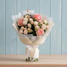 Букет цветов из:  Розы в Поздняково