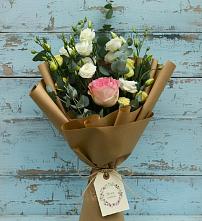 Букет цветов из:  Розы и Лизиантусы #REPLACE_PRED# Поздняково