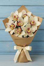 Букет цветов из:  Орхидеи и Розы в Поздняково