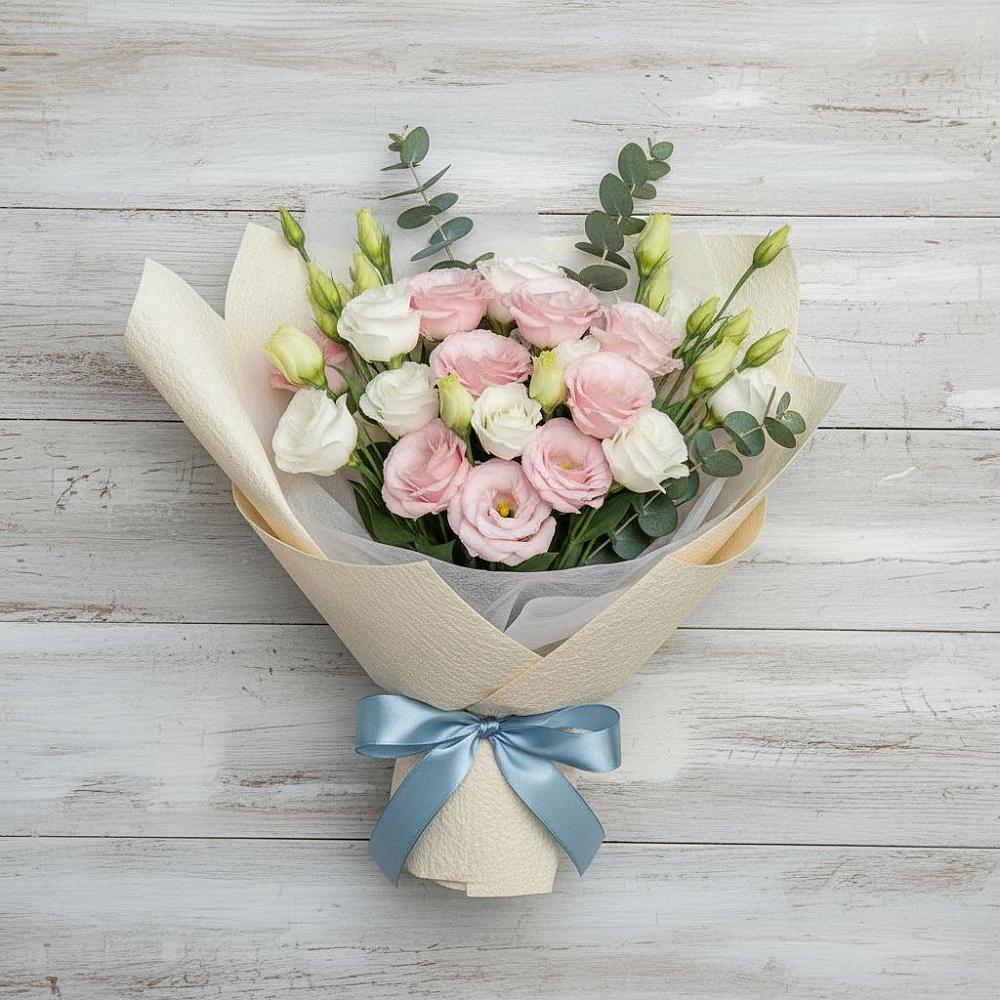 Букет цветов из: Лизиантусы в Поздняково